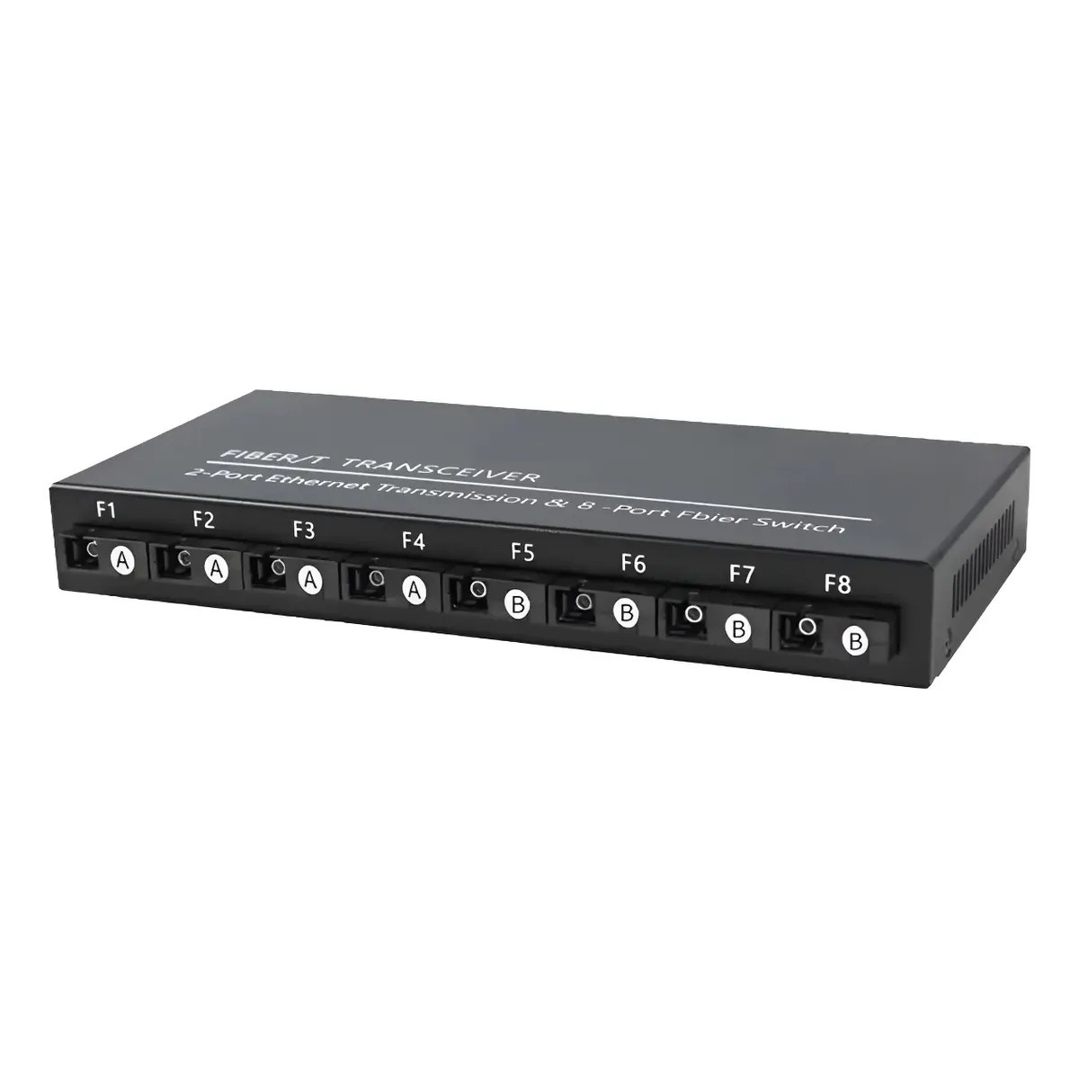 Switch Gigabit 8 Portas Fibra SC A/B e 2 RJ45 com Gabinete Metálico